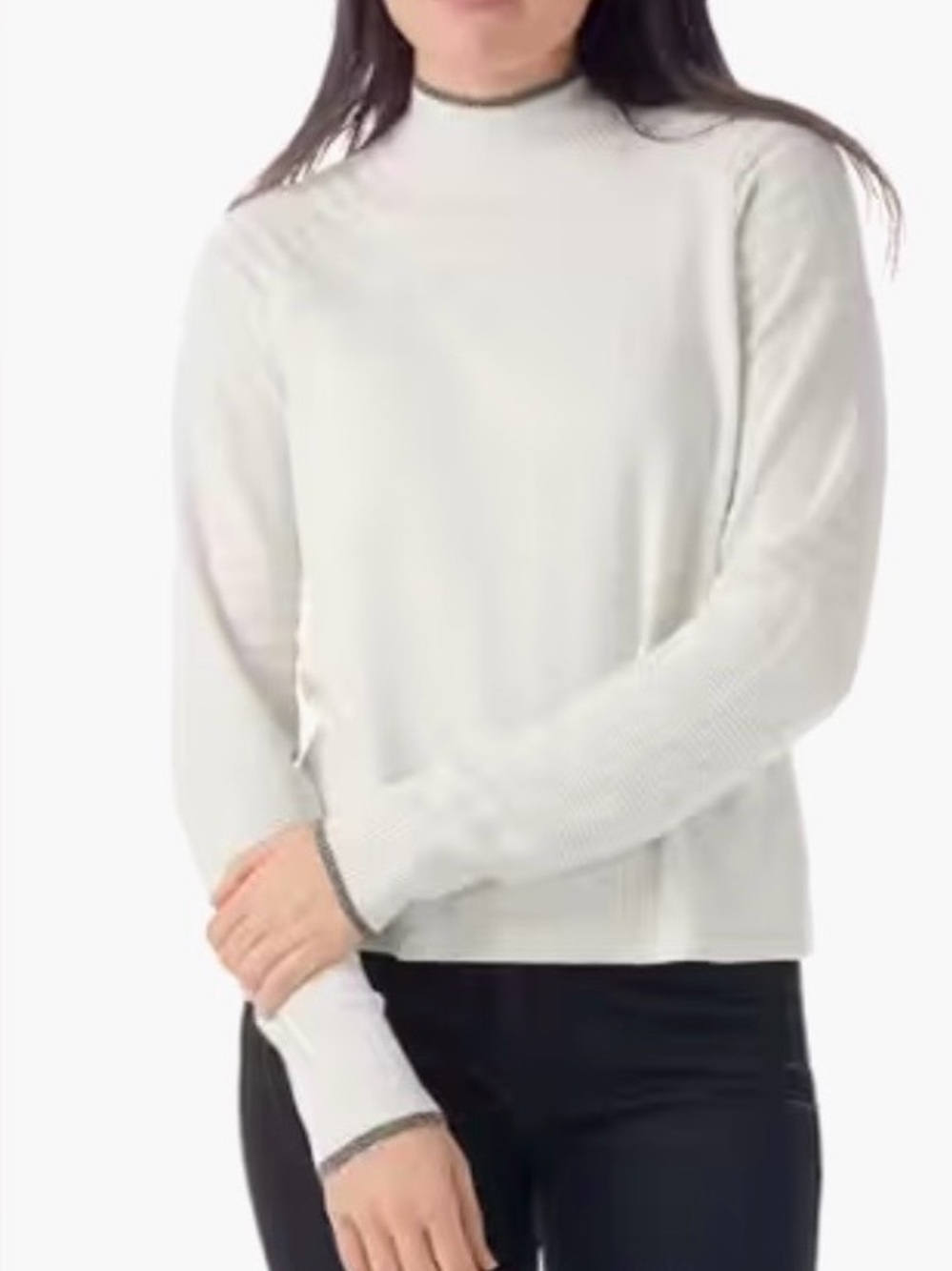 Smartwool Womens Edgewood Mock Neck Sweater Sz Small